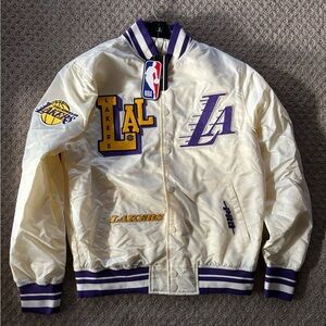 NWT Pro Standard Men’s Retro Varsity Jacket NBA Los Angeles Lakers